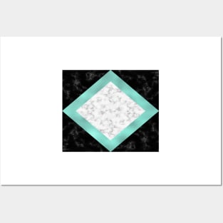 Mint marble Posters and Art